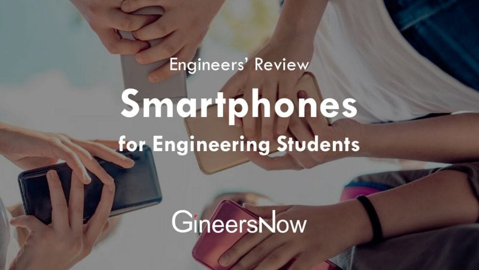 Filipino engineering college students holding phones
