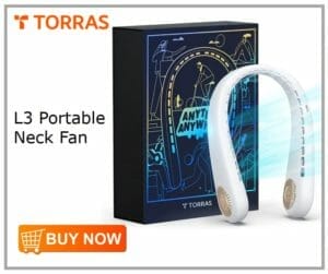  Torras L3 Portable Neck Fan