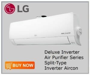 LG Deluxe Inverter Air Purifier Series Split-Type Inverter Aircon