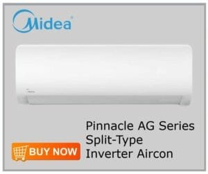 Midea Pinnacle AG Series Split-Type Inverter Aircon