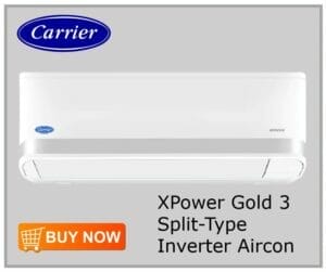 Carrier XPower Gold 3 Split-Type Inverter Aircon