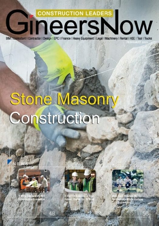 Construction Magazine GineersNow, civil engineering masonry 