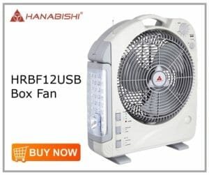 Hanabishi HRBF12USB Box Fan