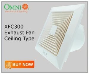 Omni XFC300 Exhaust Fan Ceiling Type