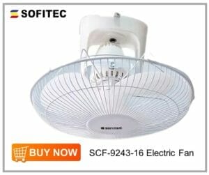 Sofitec SCF-9243-16 Electric Fan