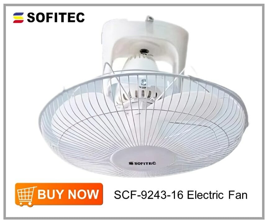 Sofitec SCF-9243-16 Electric Fan