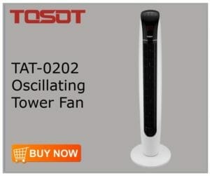 Tosot TAT-0202 Oscillating Tower Fan