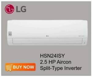 LG HSN24ISY 2.5 HP Aircon Split-Type Inverter