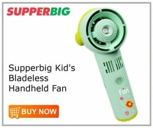 Superbig Kid_s Bladeless Handheld Fan