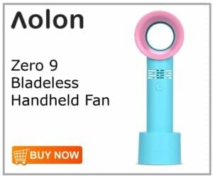  Aolon Zero 9 Bladeless Handheld Fan