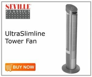 Seville Classics UltraSlimline Tower Fan