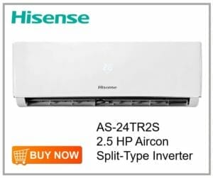Hisense AS-24TR2S 2.5 HP Aircon Split-Type Inverter