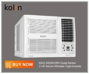 Kolin KAG-200WCINV Quad Series 2 HP Aircon Window-Type Inverter