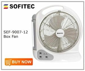 Sofitec SEF-9007-12 Box Fan