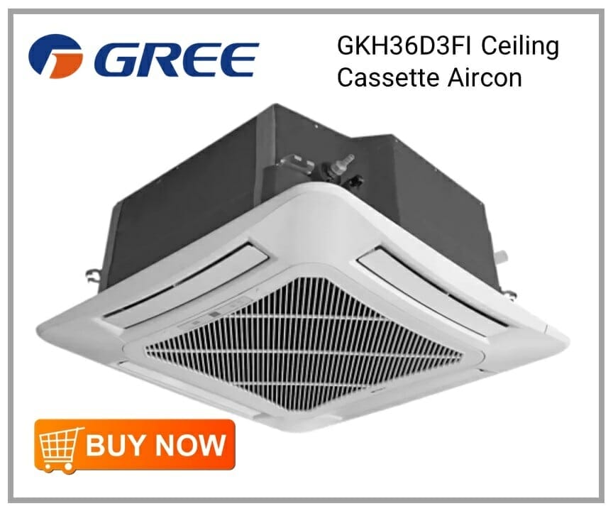 Gree GKH36D3FI Ceiling Cassette Aircon