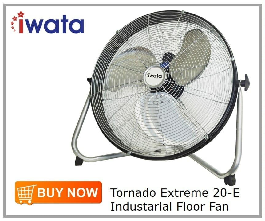 Iwata Tornado Extreme 20-E Industrial Floor Fan