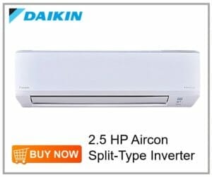 Daikin 2.5 HP Aircon Split-Type Inverter