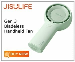 Jisulife Gen 3 Bladeless Handheld Fan