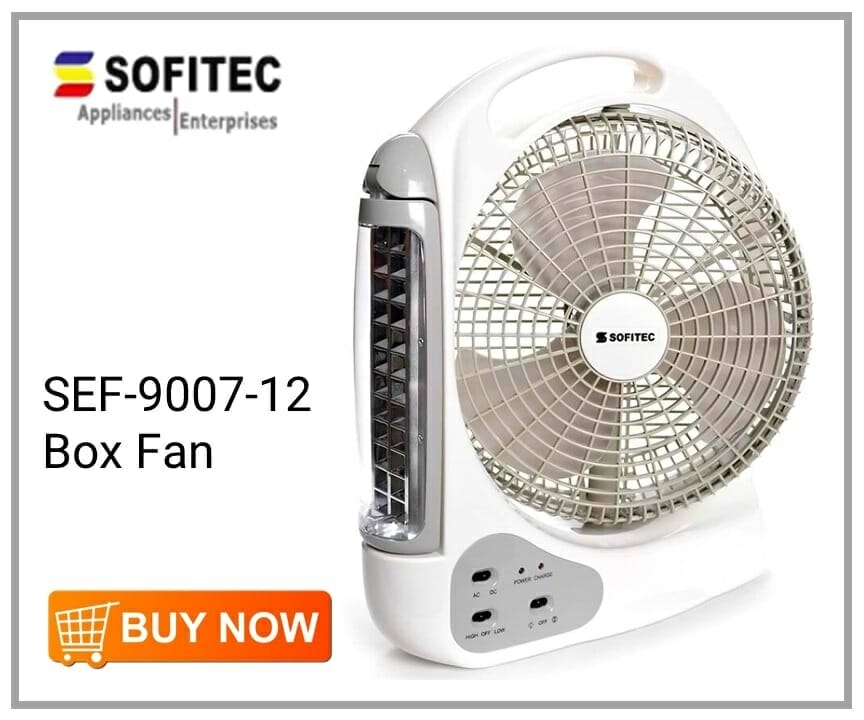 Sofitec SEF-9007-12 Box Fan