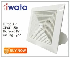  Iwata Turbo Air CEXF-150 Exhaust Fan Ceiling Type