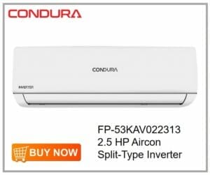 Condura FP-53KAV022313 2.5 HP Aircon Split-Type Inverter