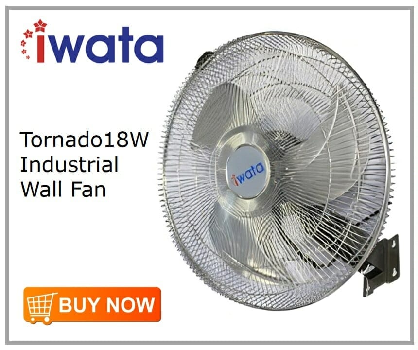 Iwata Tornado 18W Industrial Wall Fan