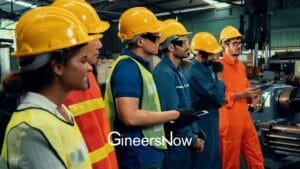 engineers, hard hat, PPE, manufacturing, machinery, equipment