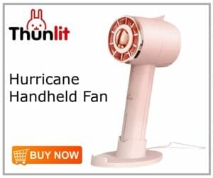 Thunlit Hurricane Handheld Fan
