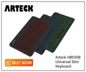 Arteck HB030B Universal Slim Keyboard