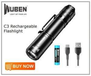Wuben C3 Rechargeable Flashlight
